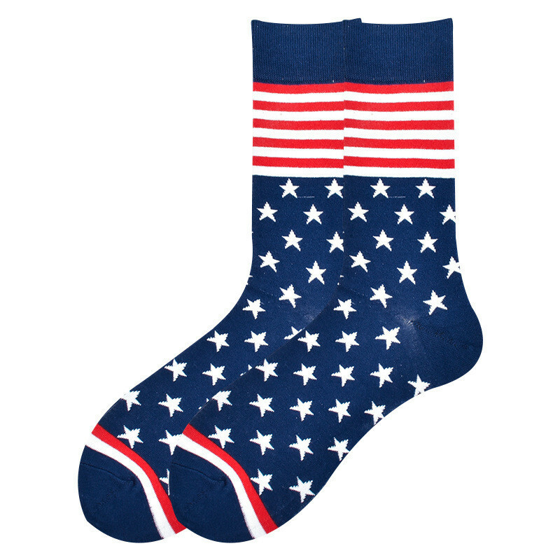 Sport socks, American Flag, Patriotic USA Freedom 2 Pairs