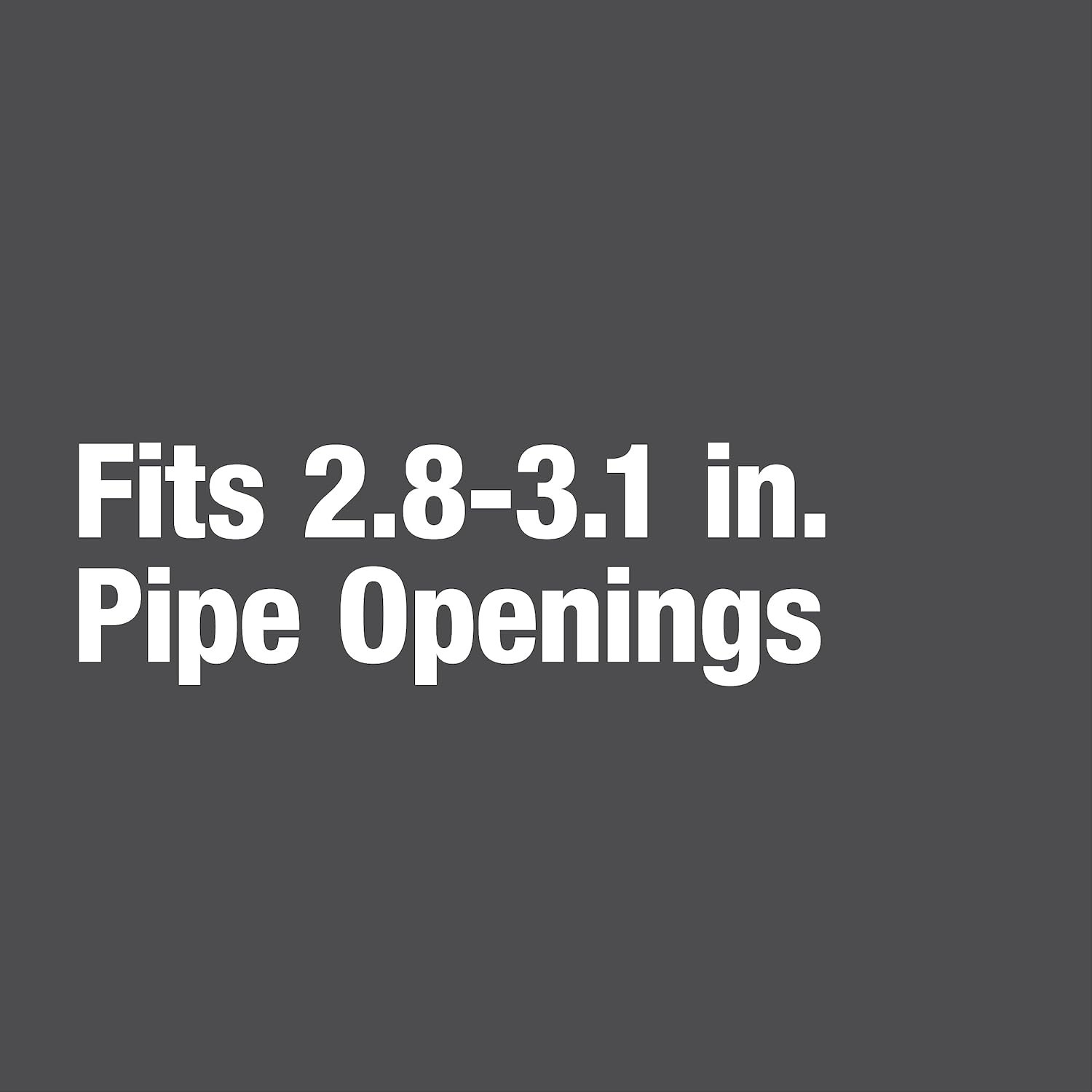 33402 End-of-Pipe Gripper Plugs, 3 in, 5 Psi Back