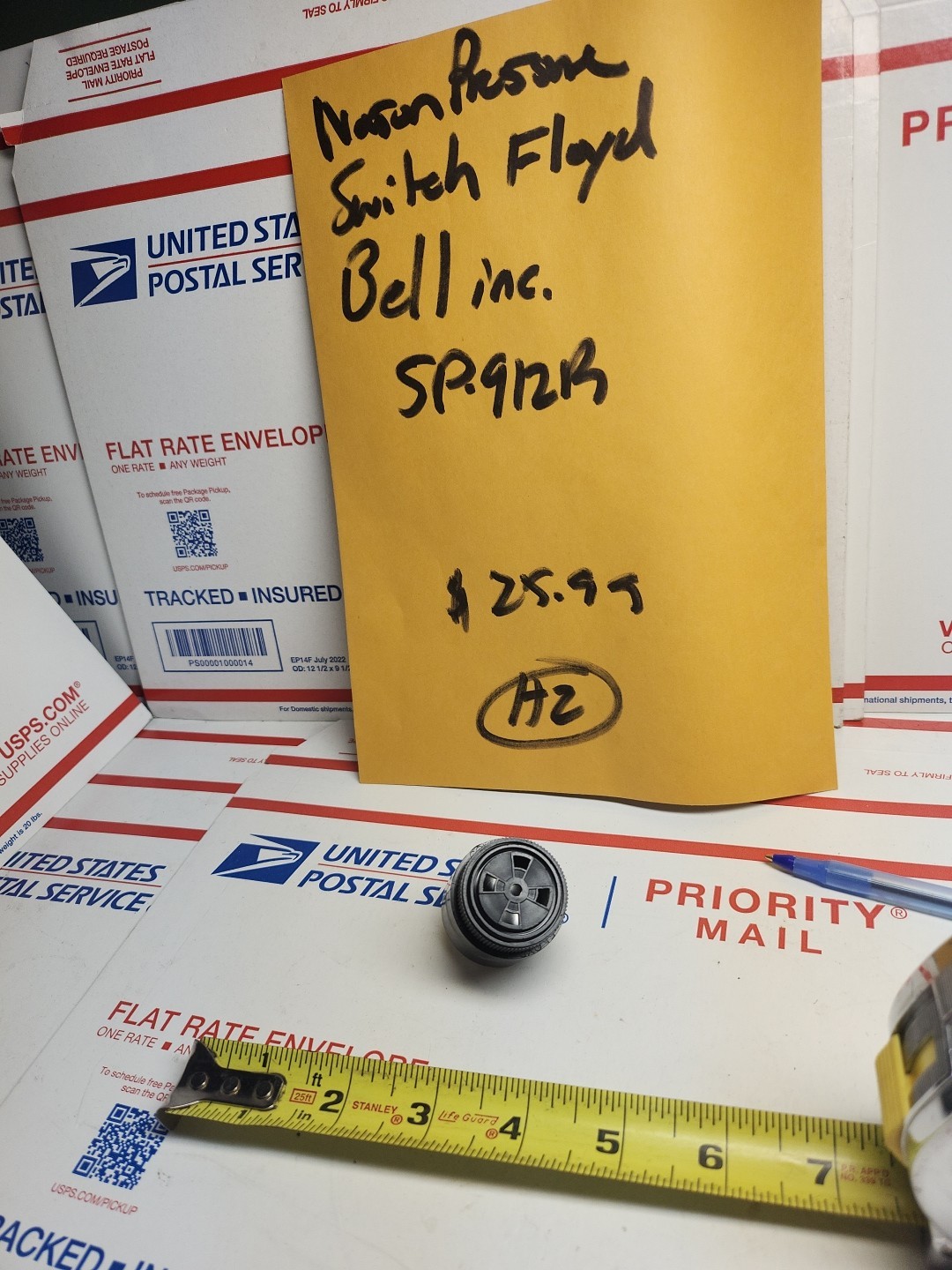 FLOYD BELL Pressure Switch SP-912R NEW , H2