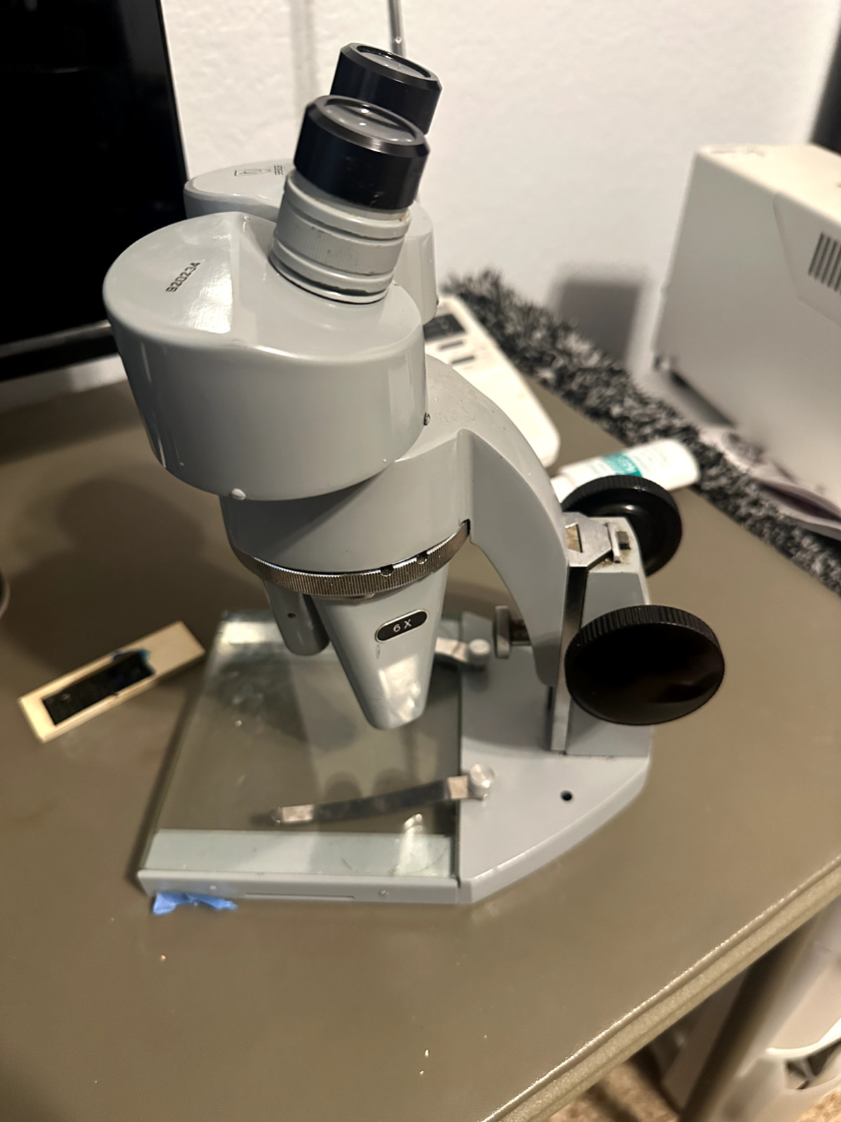 Vtg American Optical Spencer Stereoscopic Microscope W/ Objectives NO Light-Box