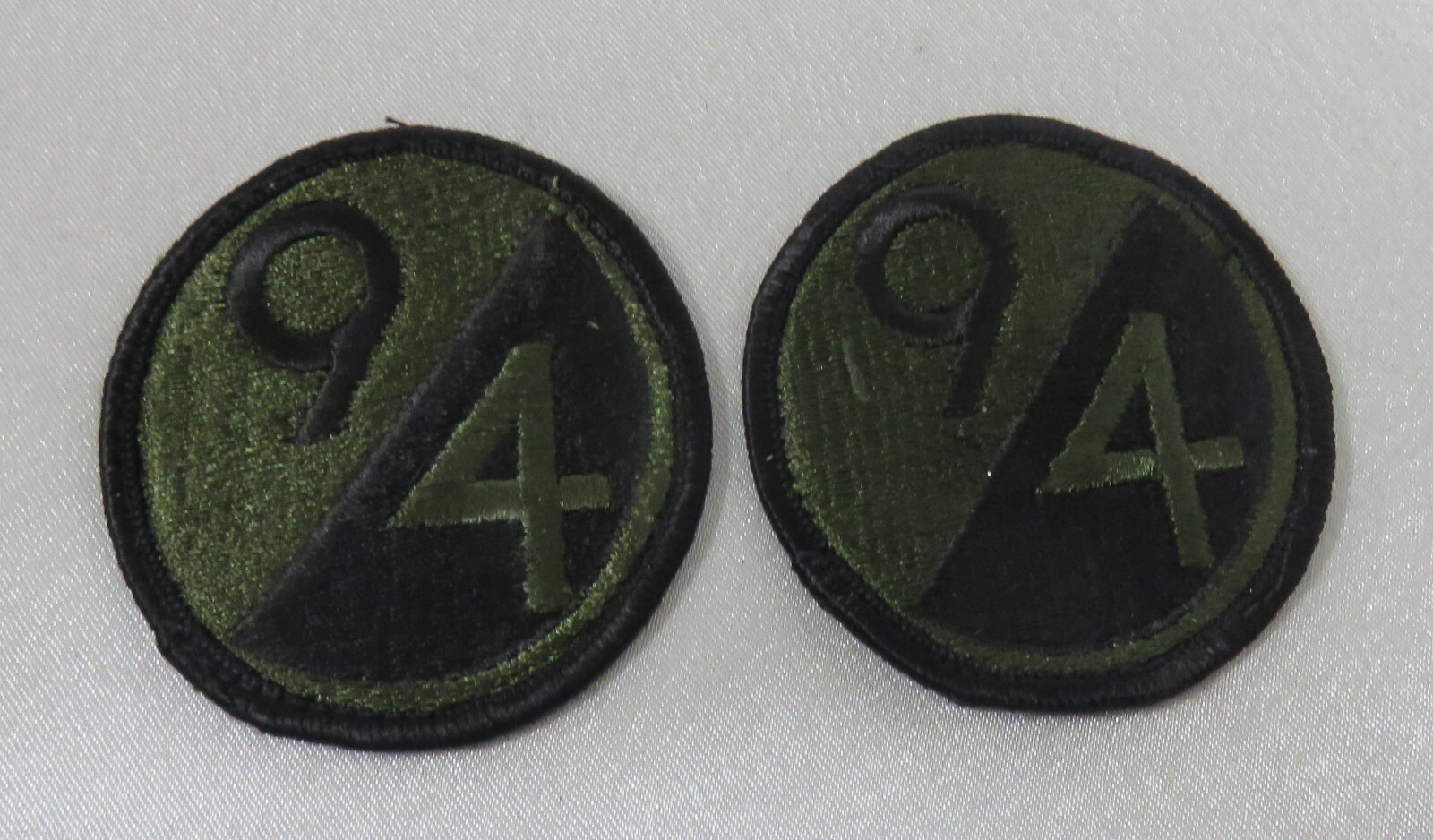United States Army 94th Infantry Command Military patch set of 2