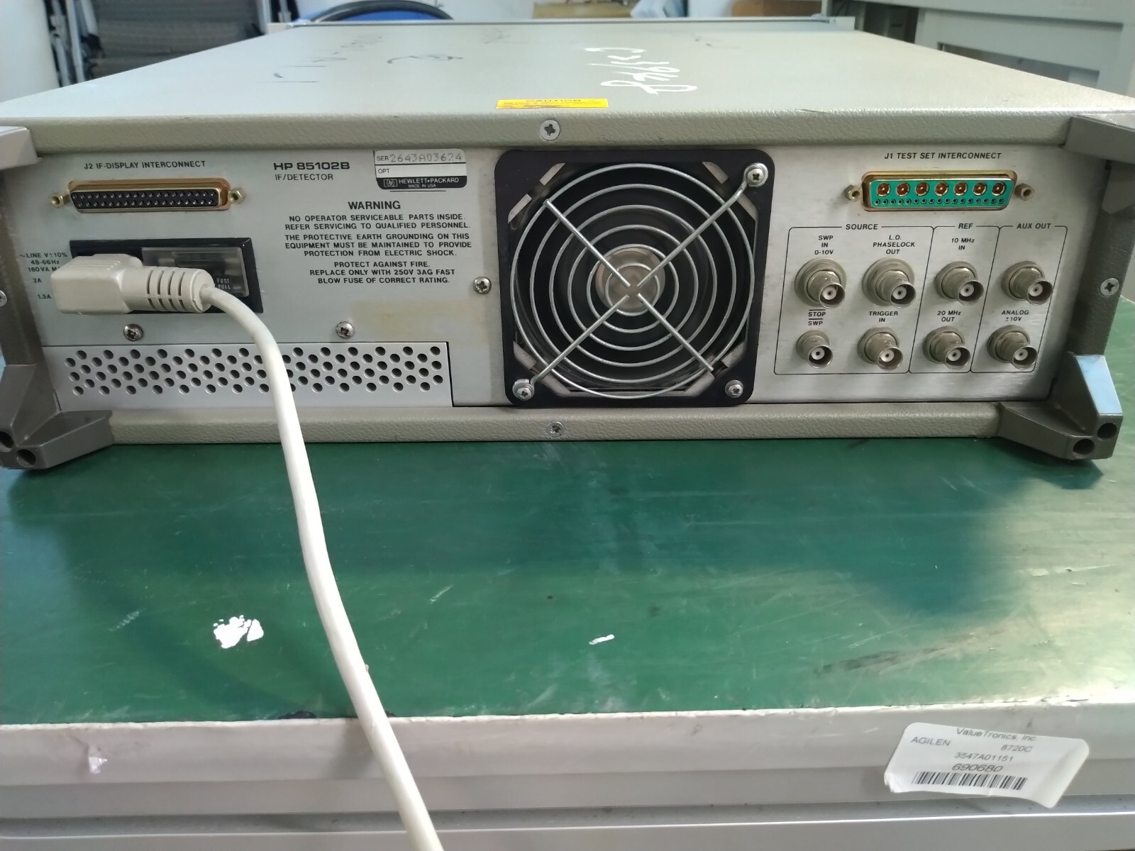 HP Agilent 8510B (85102B) Network Analyzer _3624