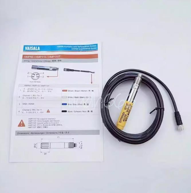 One New VAISALA HMP110 V00B0C1A0 Temperature and Humidity Sensor