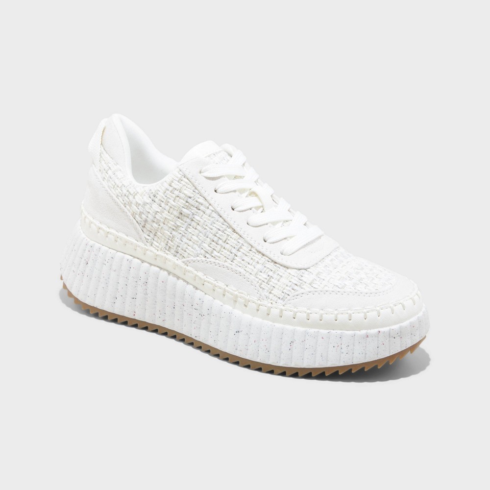 Women's Persephone Sneakers with Memory Foam Insole - Universal Thread™ White 8:
