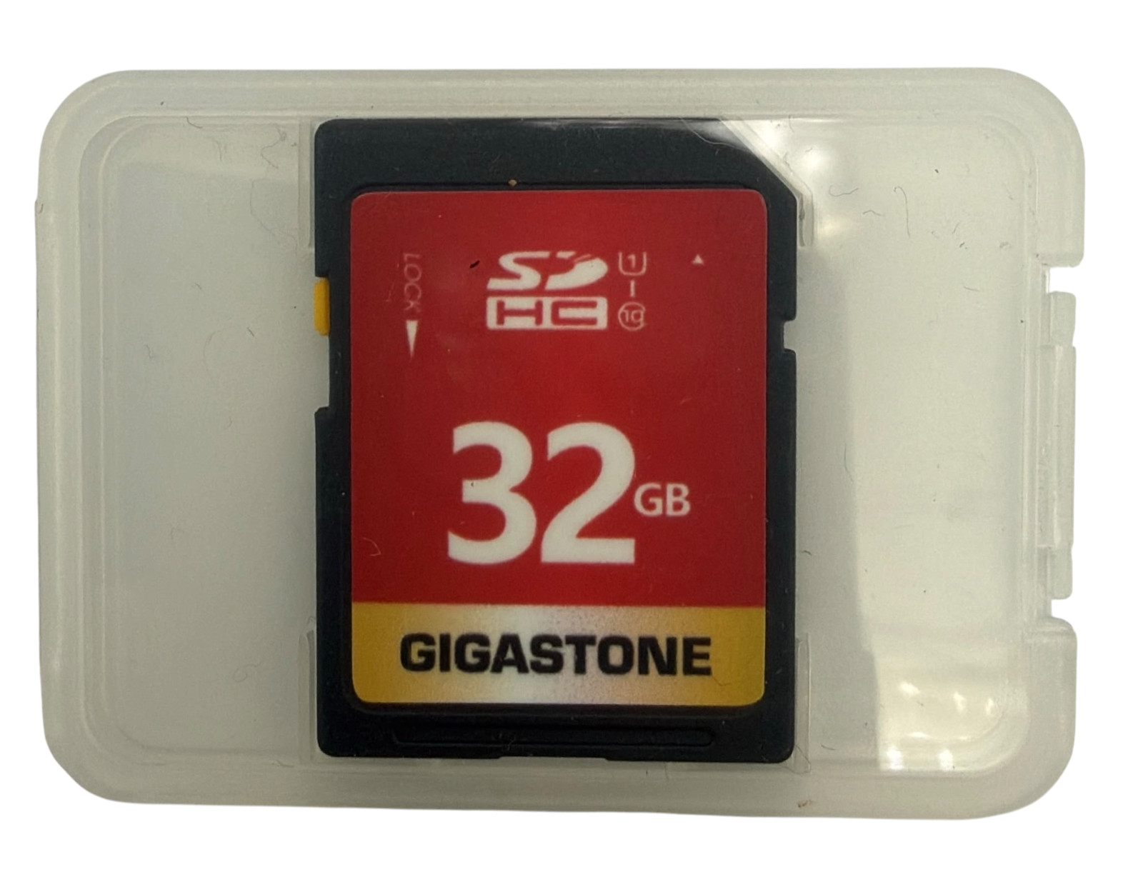 Gigastone 32GB SD Memory Card for Cameras Full HD Video SDHC U1 C10 NEW Open Box