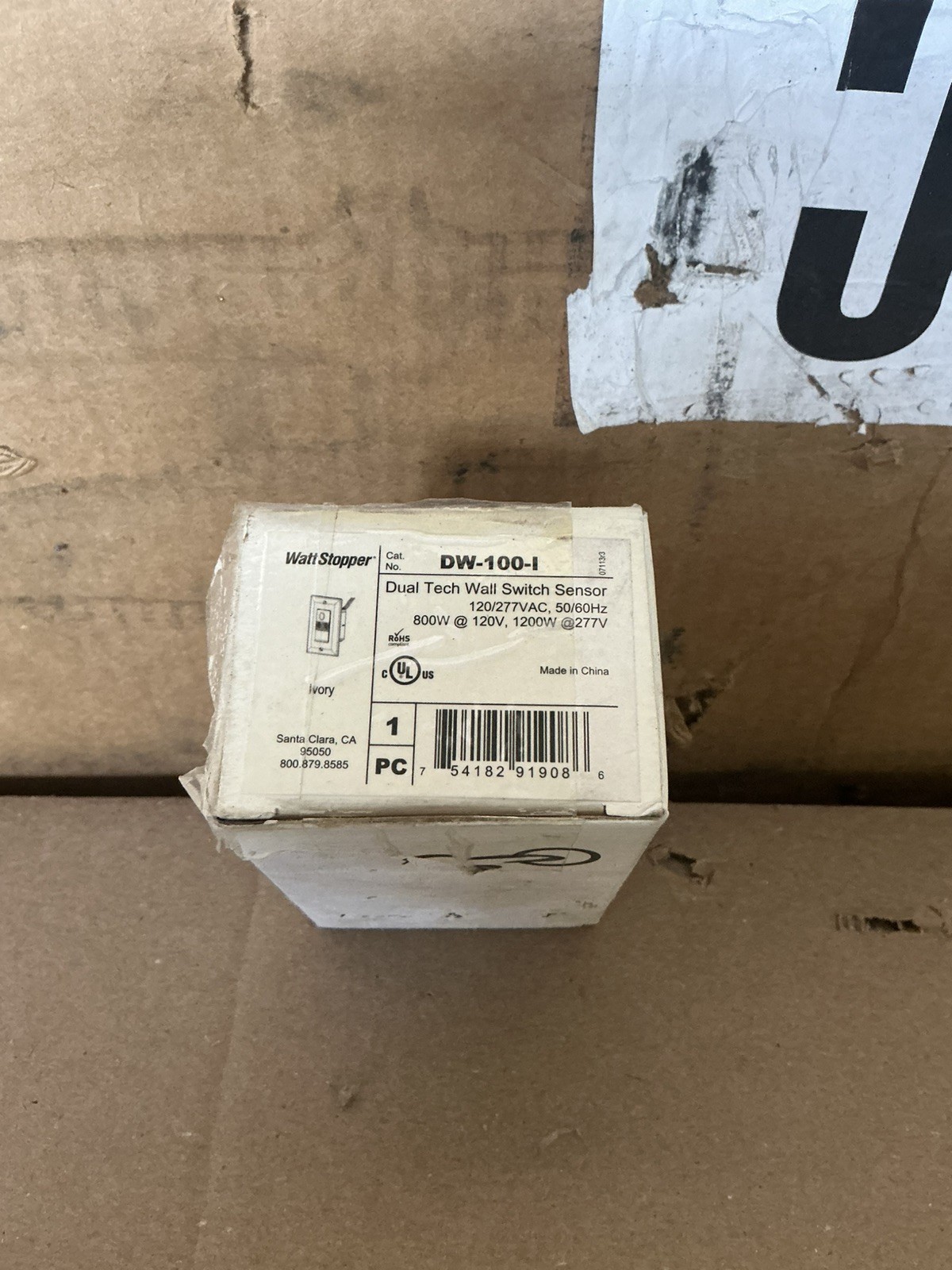 Wattstopper DW-100-I Dual Tech Wall Switch Sensor