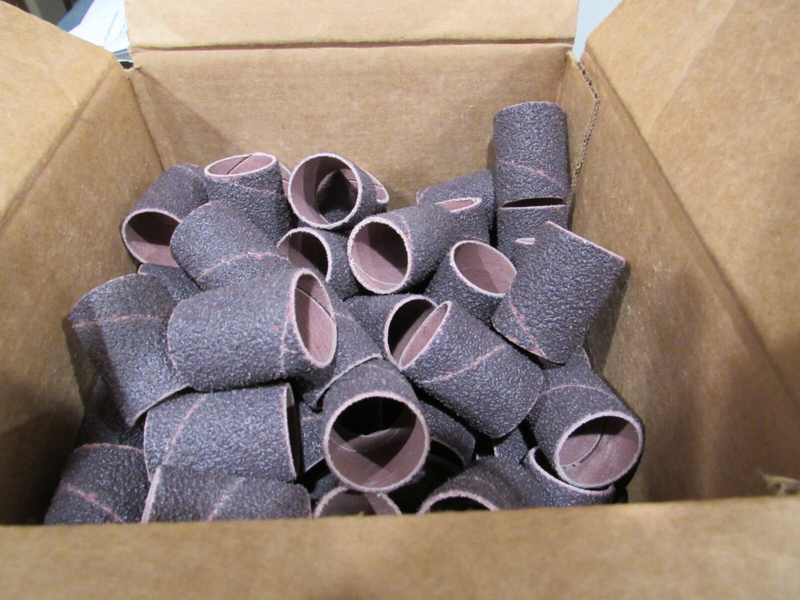 100 Merit Spiral Wound Bands - 1"x1-1/2" - 36 Grit - AO- # 08834196525