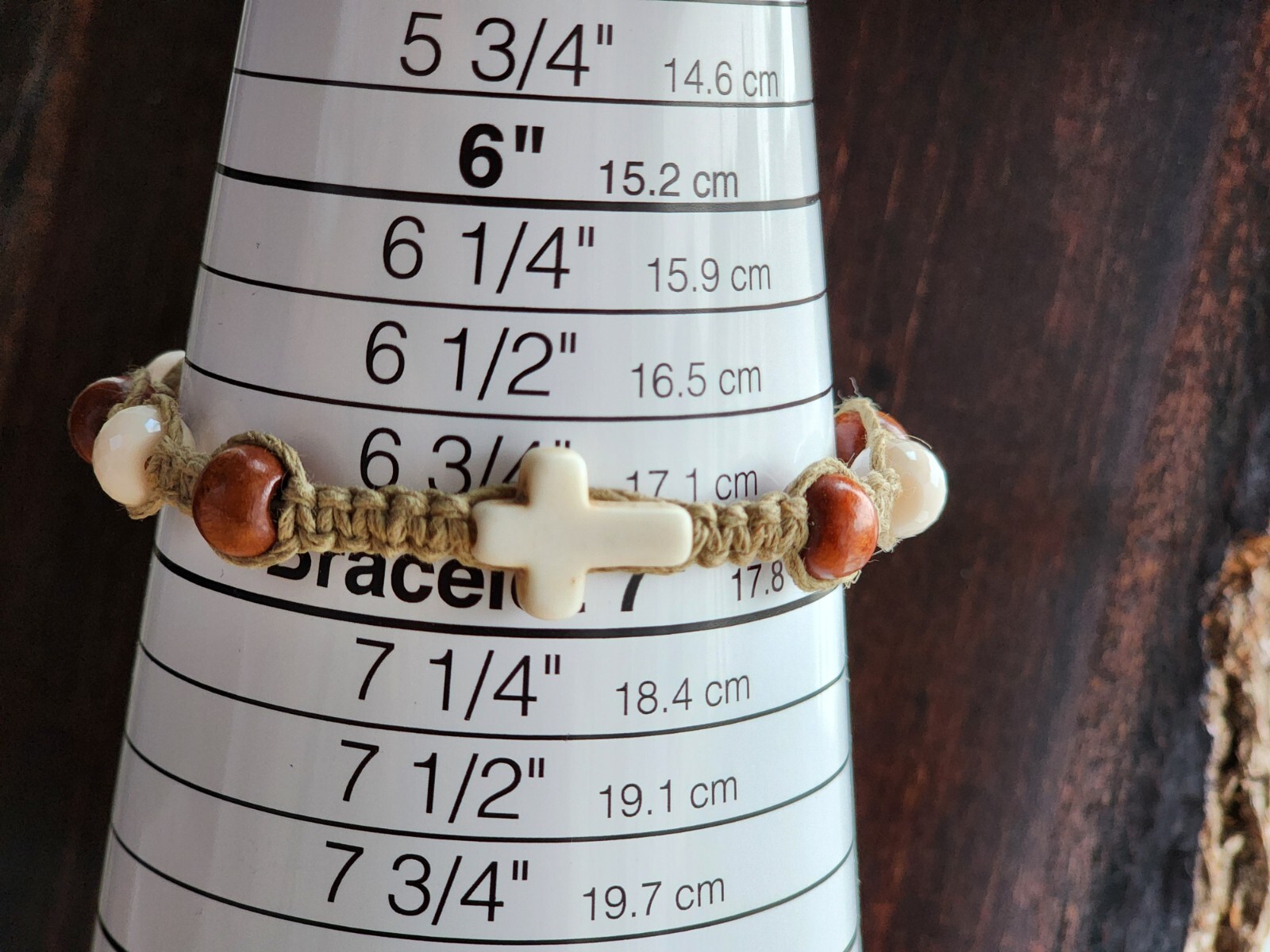 Cross Hemp Bracelet
