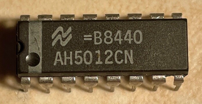 National AH5012CN Monolithic Analog Current Switch - NOS