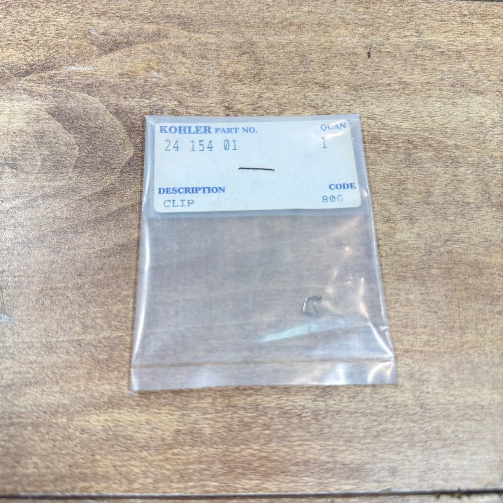 New KOHLER OEM NOS CLIP / 24-154-01