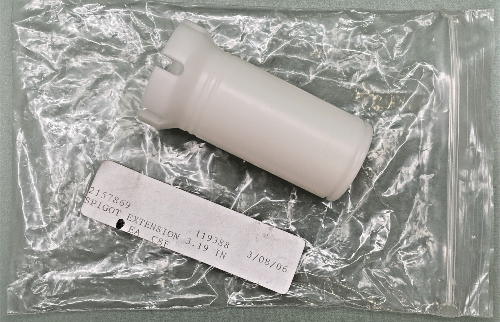 NEW REPLACES STOELTING 2157869 Spigot Extension, 3.19'