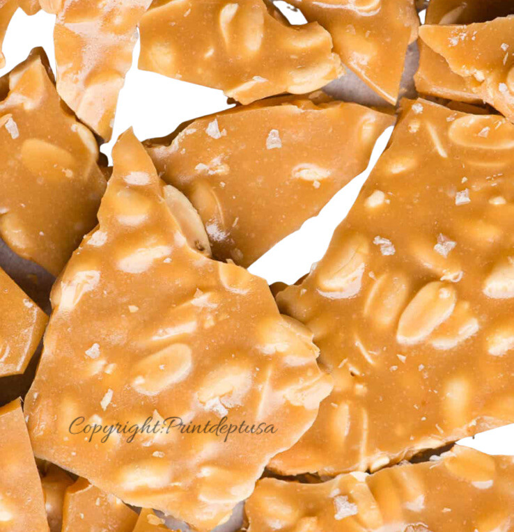 Peanut Brittle, 2 LB Free Fast shipping Made Fresh