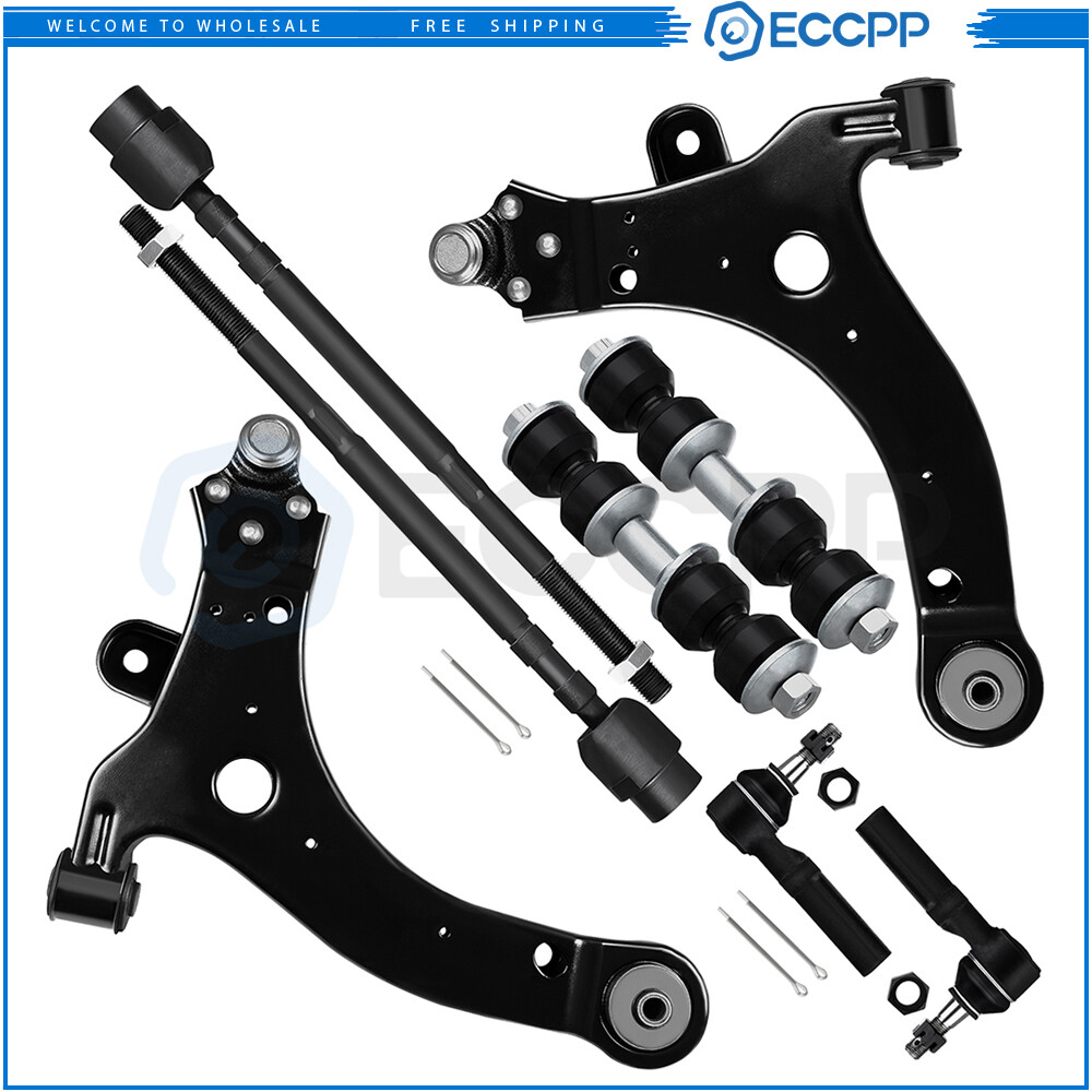 For Chevy Impala Monte Carlo Buick Lacrosse Front Control Arms Tie Rod Sway Bar
