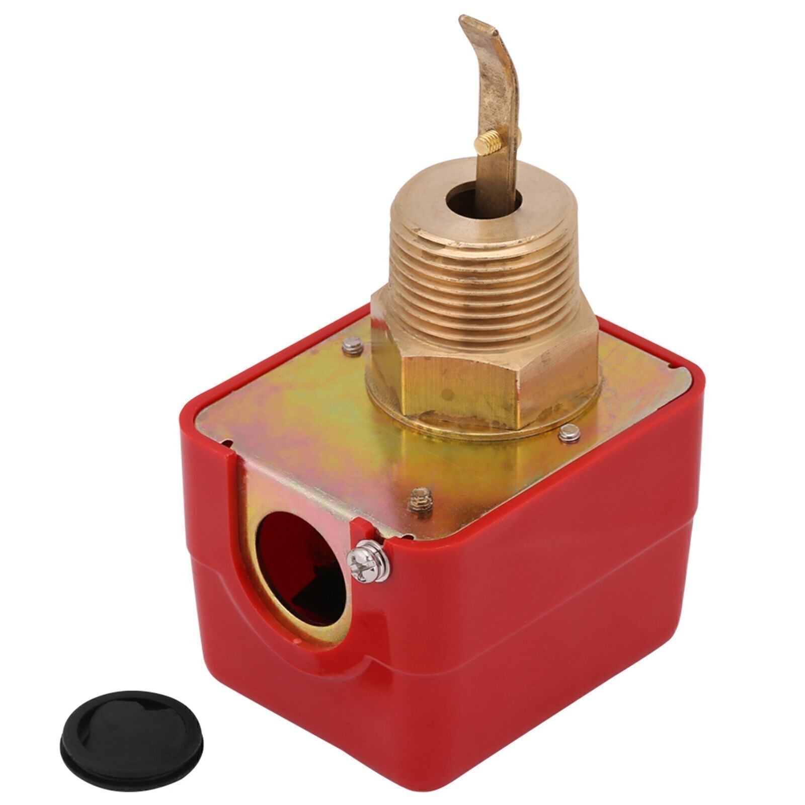 1pc AC250V 10Bar Brass Water Flow Switch Paddle Control NPT Thread Connection