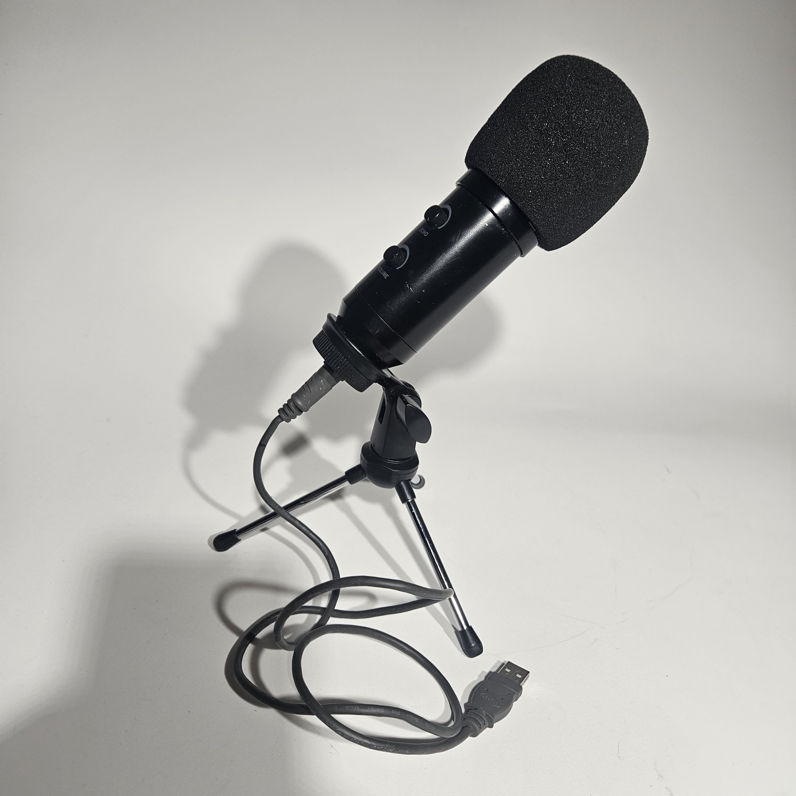 USB Condenser Microphone for PC Mac Podcast Streaming Gaming w/ Tripod Stand