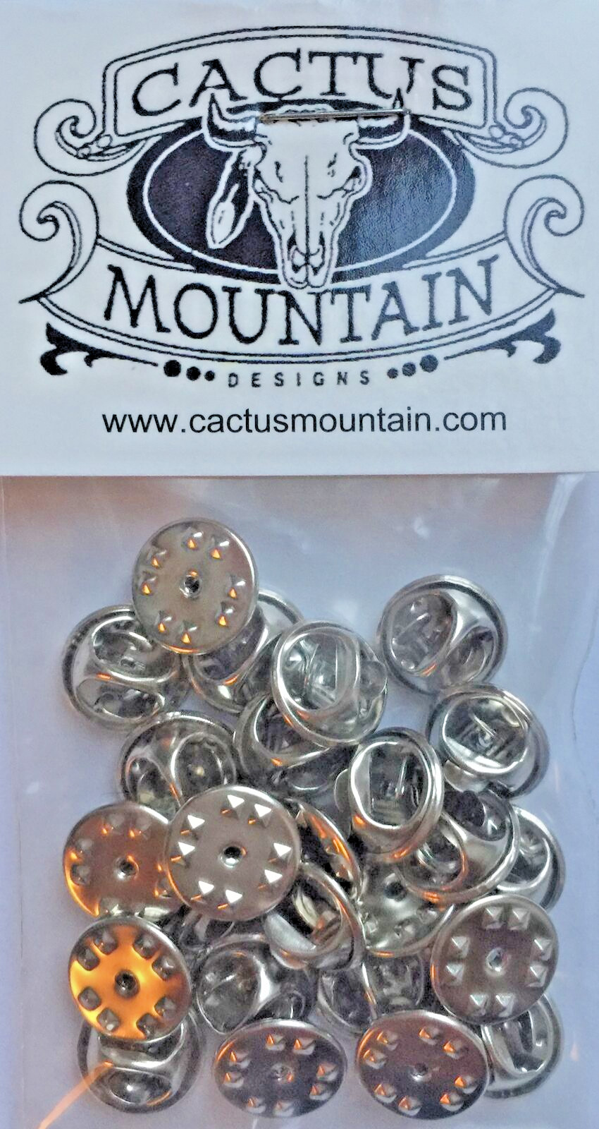 25 Pin Back Clasps butterfly clutch Silver new condition frogs keepers
