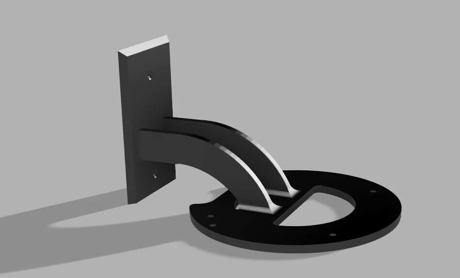 U6-LR & U6-Enterprise Wall Bracket Mount for Unifi Ubiquiti 1 Single Gang Box