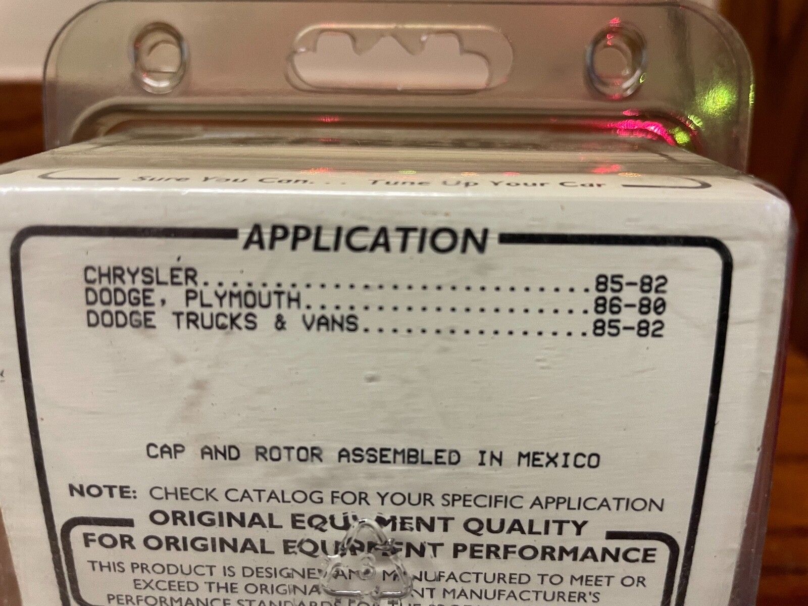 Wells - CR2203 - 4 Cylinder - Chrysler - Distributor Cap & Rotor