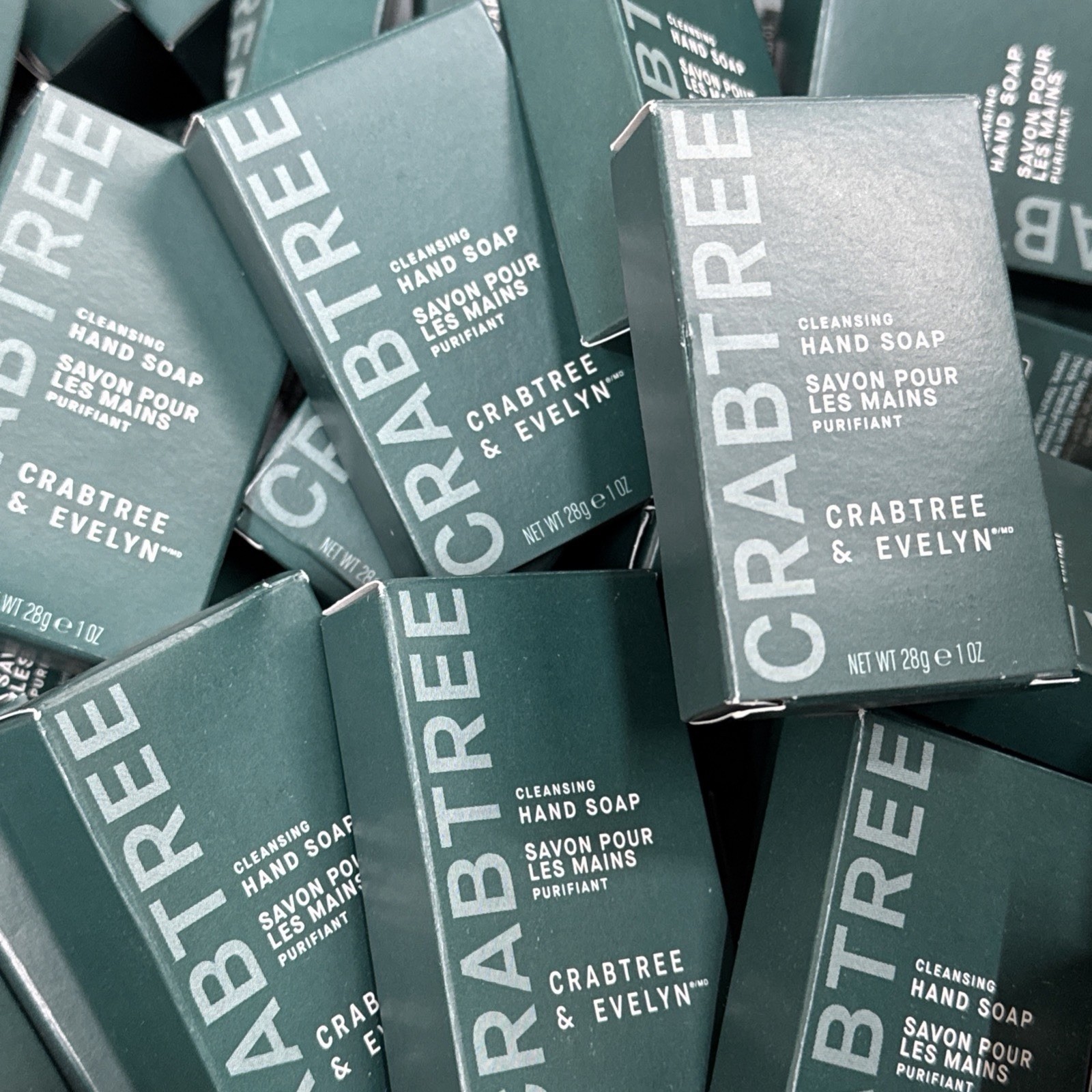 24X Crabtree & Evelyn Cleansing Hand Soap Bars 1 oz Travel Size BULK Hand Soap