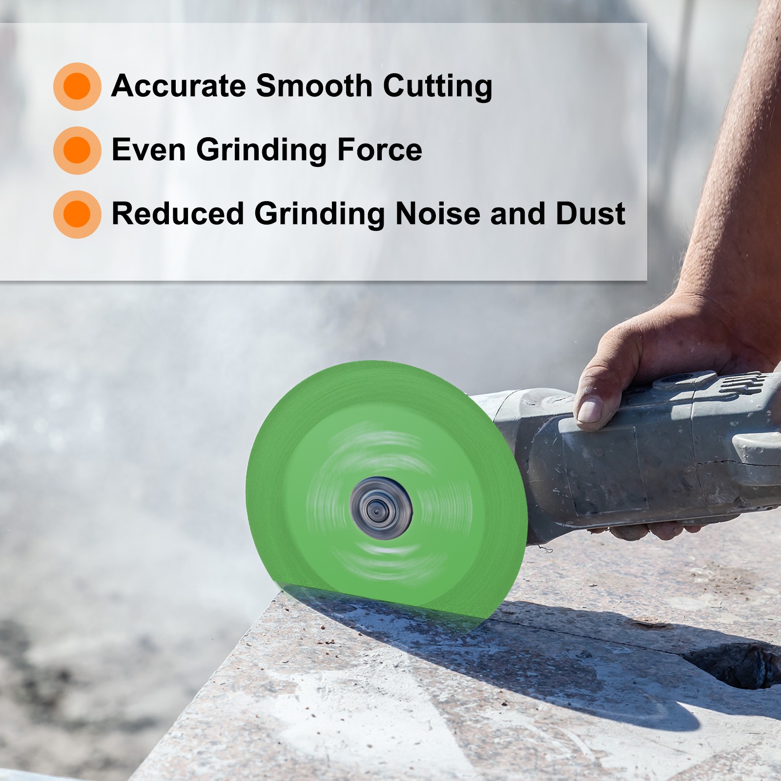 Glass Cutting Disc 5 Inch Diamond Cutting Disc with 7/8" Arbor