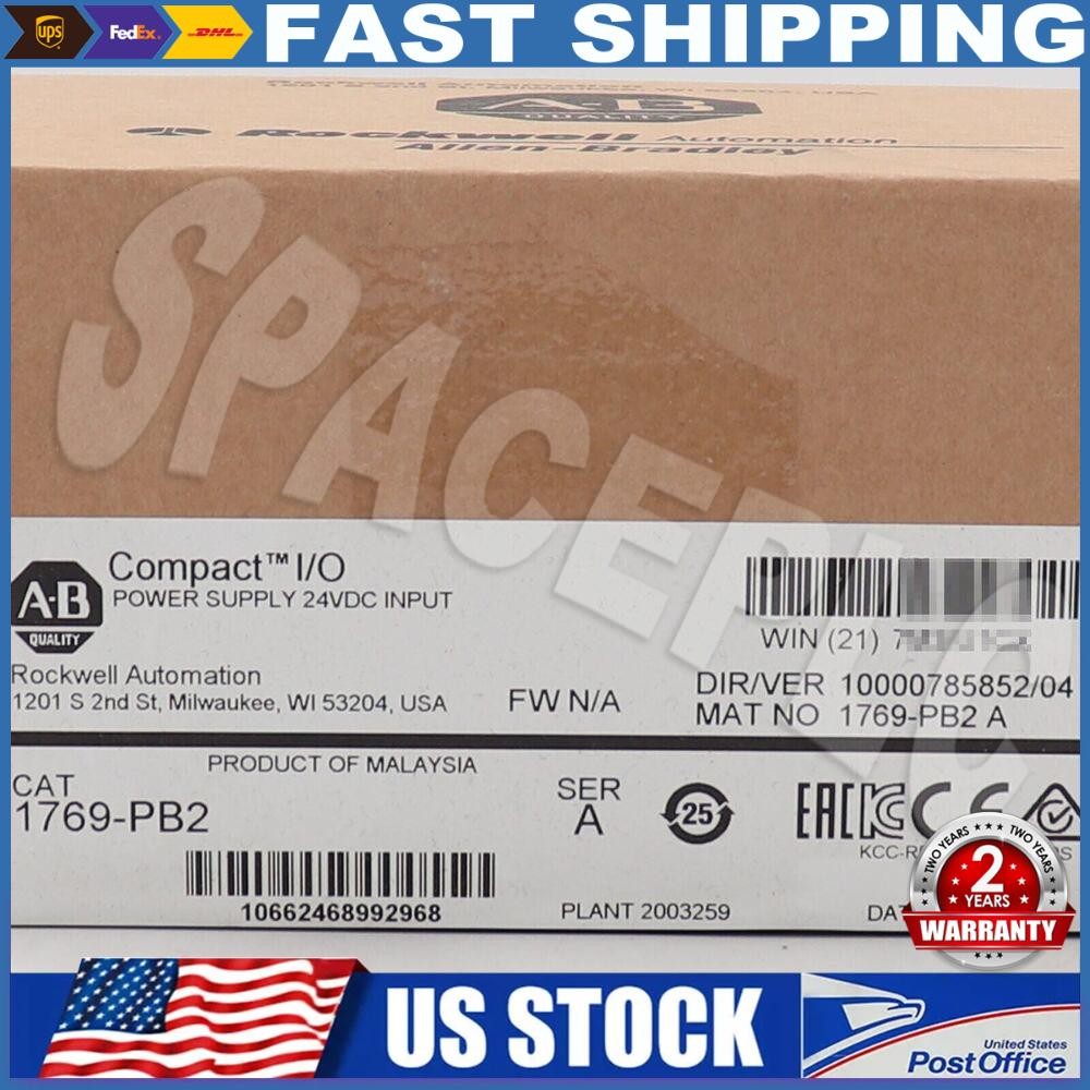 Allen-Bradley 1769-PB2 CompactLogix DC 2A/0.8A Power Supply New Factory Sealed