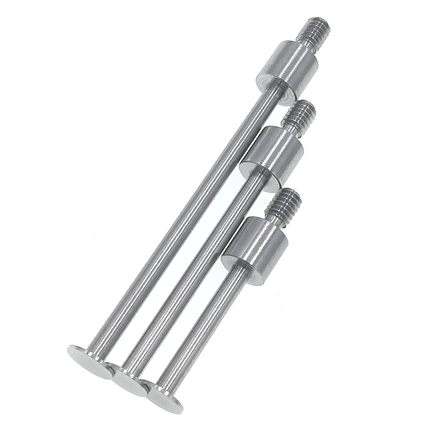 Dial Indicator Flat Contact Points Set - 0.4mm Depth, 5mm Diameter, 4-48 UNF