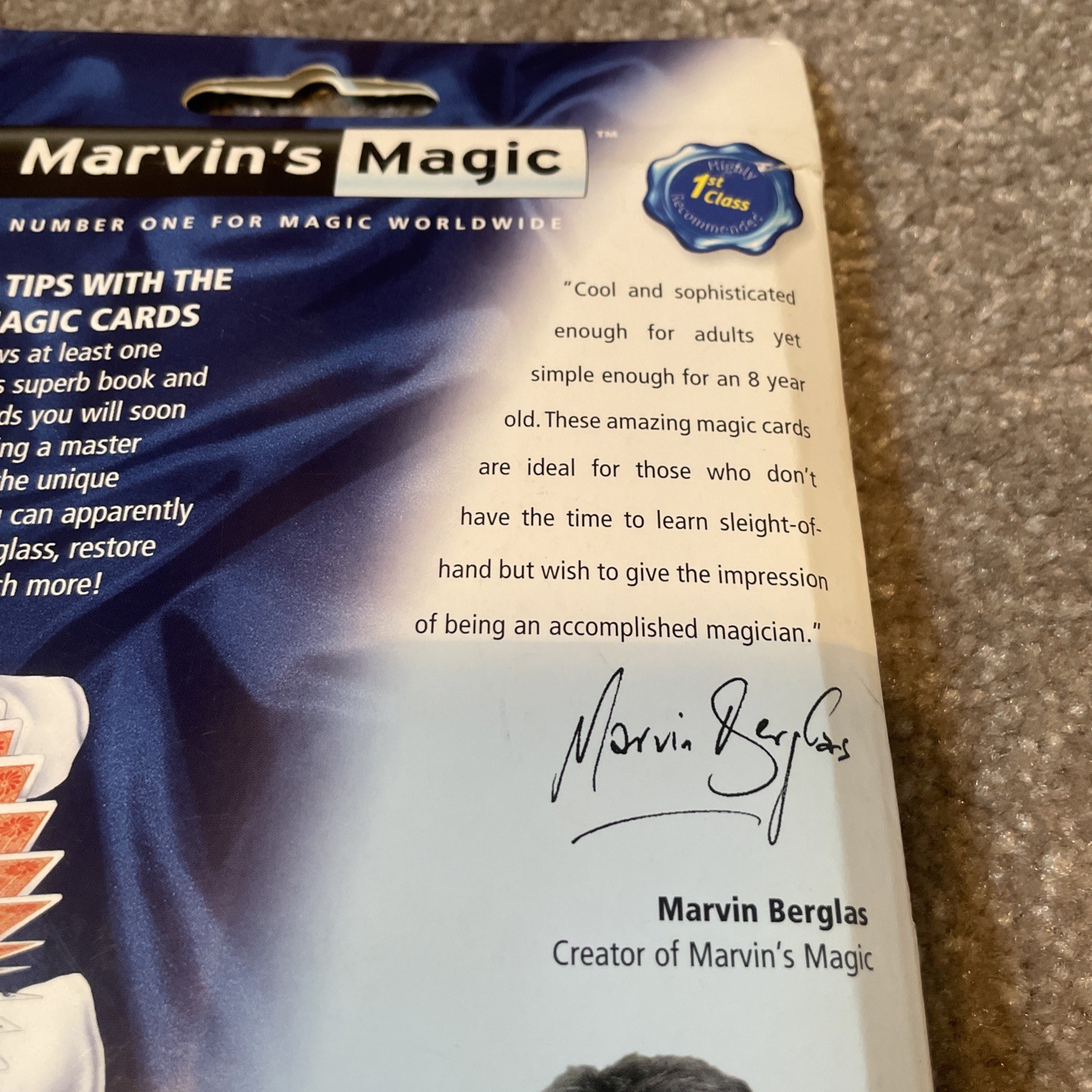 Marvin's Magic Svengali Magic Cards Tricks & Tips Deck Magic Book secrets NEW