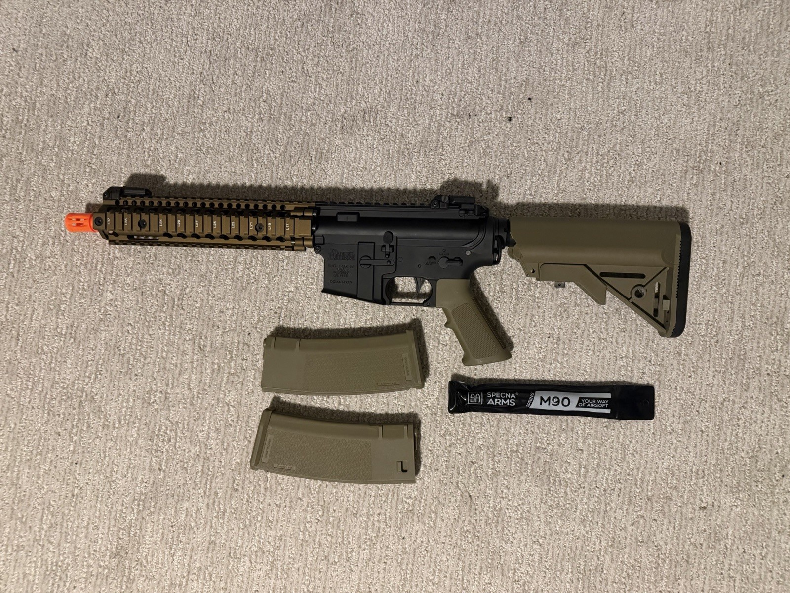 EMG x Daniel Defense MK18 SA-E19 EDGE Airsoft AEG Rifle - Specna Arms
