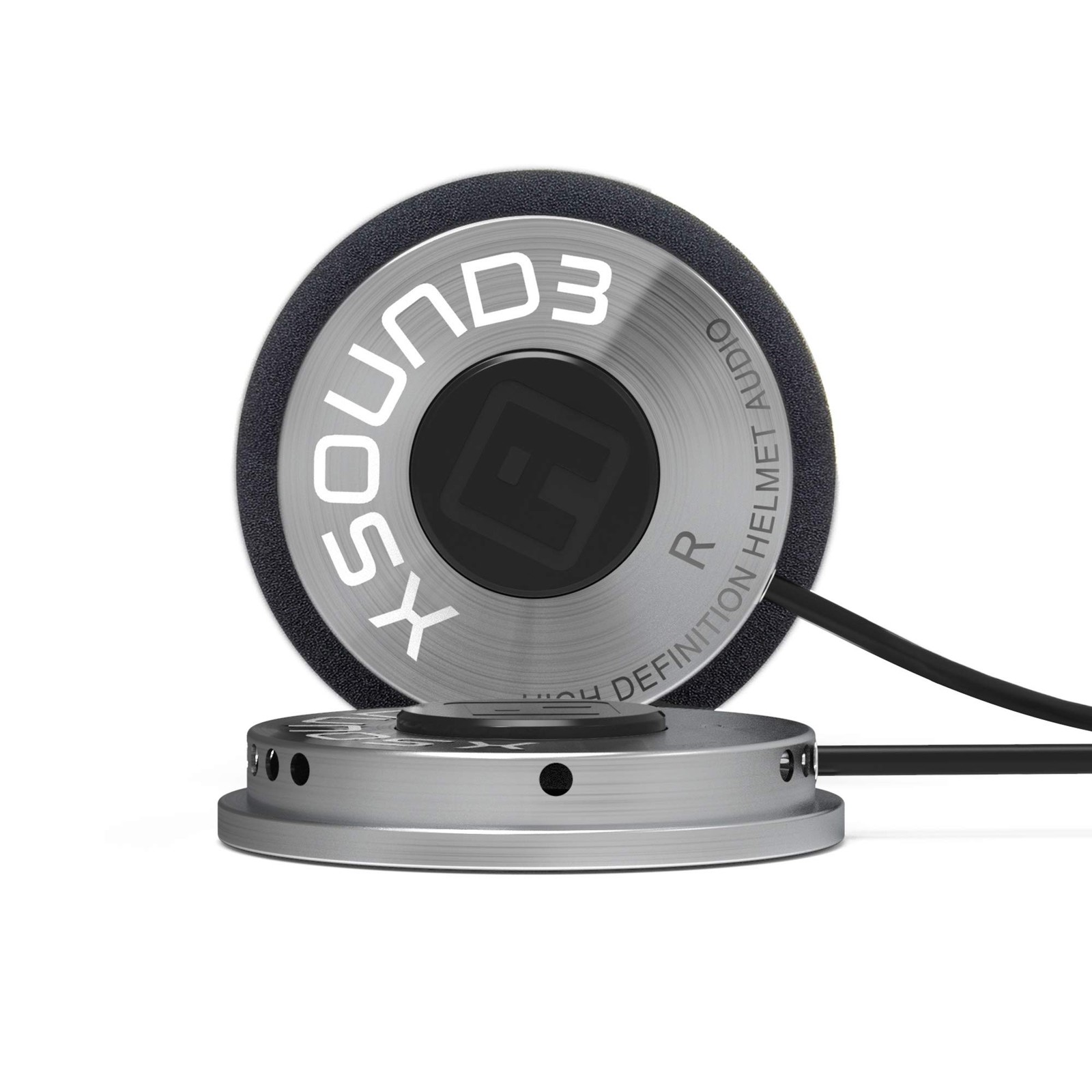 Audio Motorcycle Helmet Speakers Work with Most Helmet Comms with Earbud Ports -