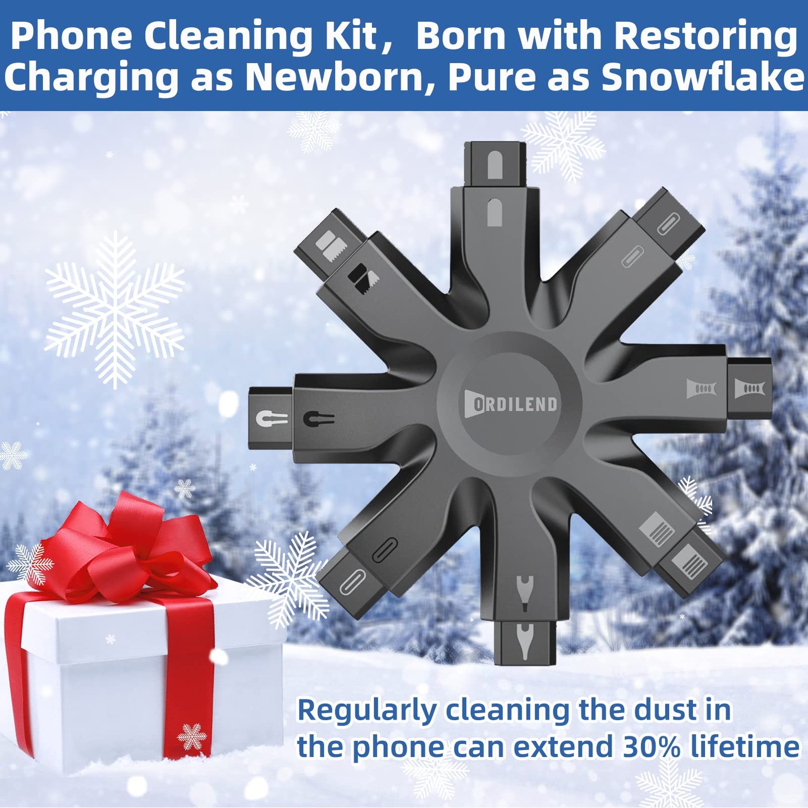 Cleaning Kit, Charging Port & Speaker Cleaner for iPhone Android iPad, Dust R...