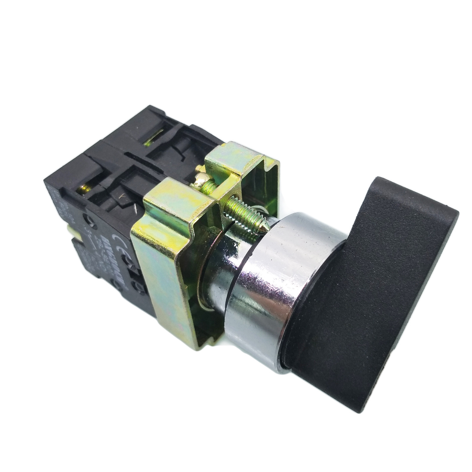 2pcs XB2-BJ33 ON-OFF-ON 3-Position 2NO Latching Rotary Selector Switch