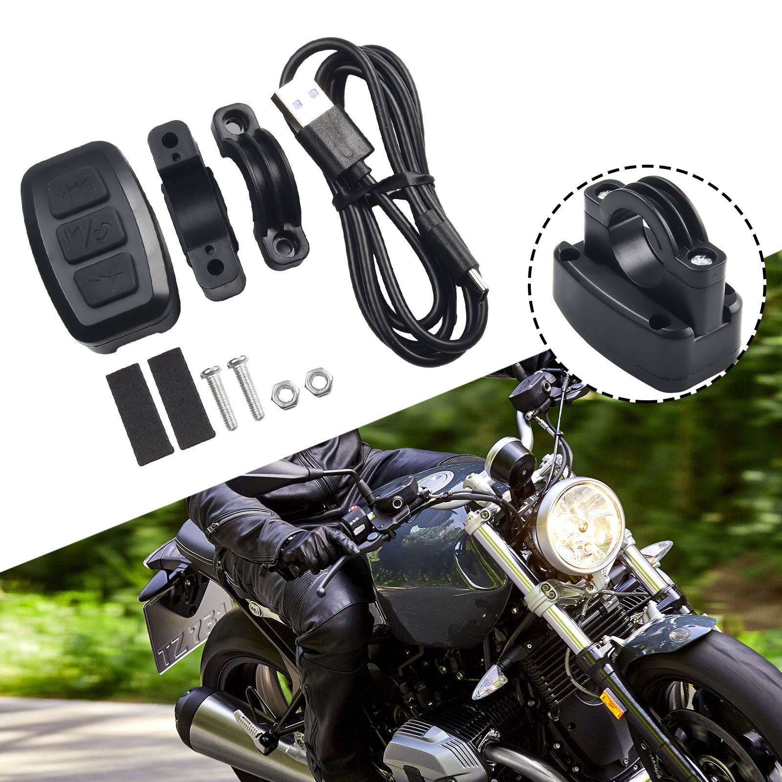 Button Host Mounting Bracket-compatible Handlebar Controller