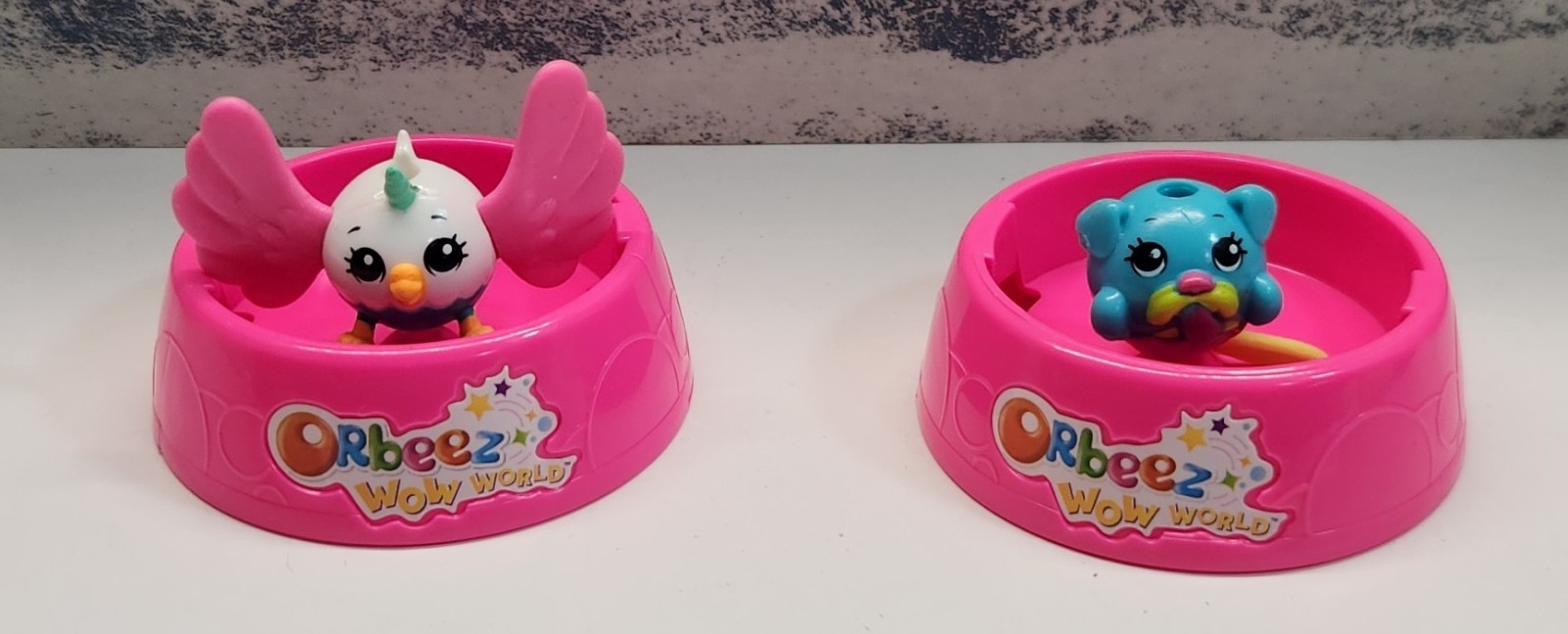 2 ORBEEZ WOW WORLD WOWZER FIGURE MAGICAL SURPRISE PET