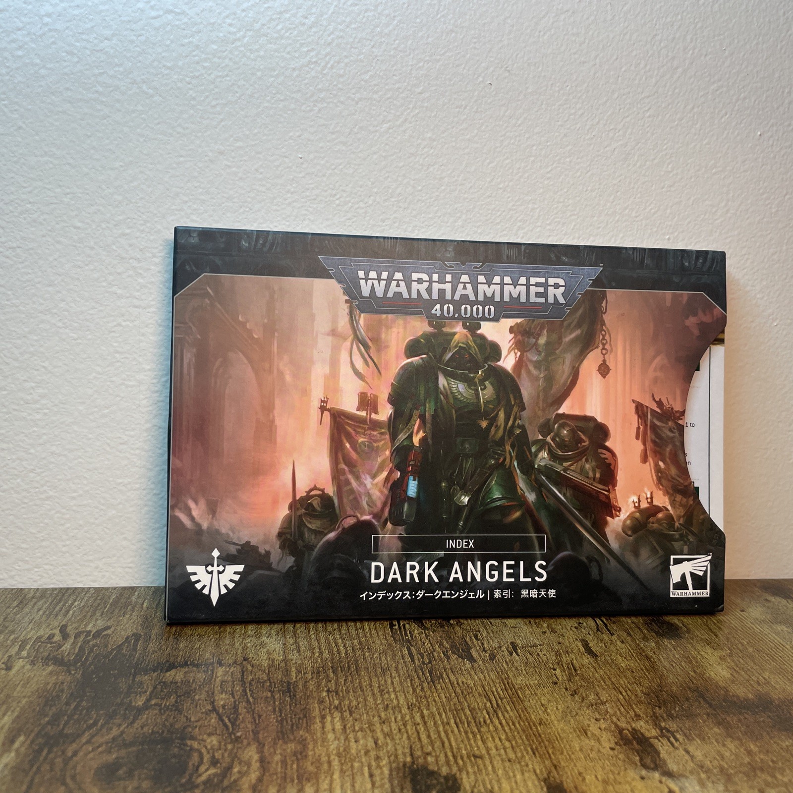 Warhammer 40k Index cards Dark Angels data cards 72-44