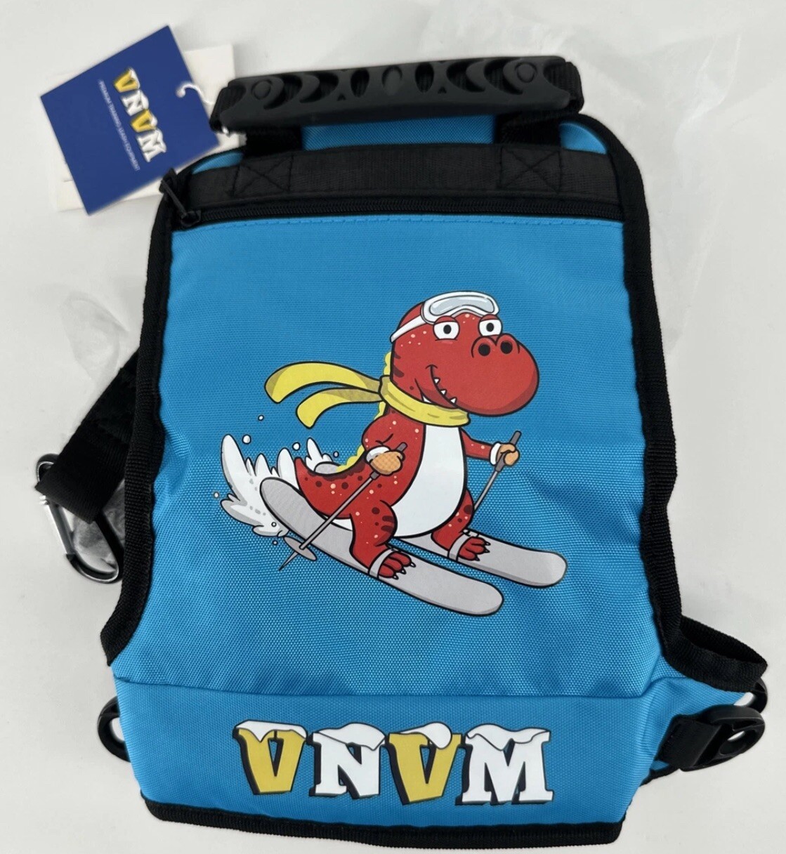 Ski/Snowboard Training Harness/ Leash For Kids Children Beginners Dino Blue New