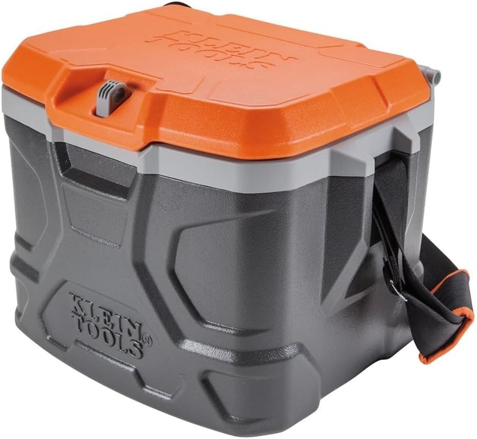 Klein Tools 55600 Work Cooler / Lunch Box, 17-Quart, Seats 300 Lb