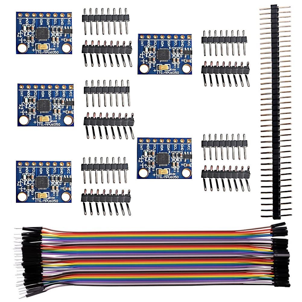5PCS MPU-6050 3 Axis Gyroscope Accelerometer Sensor for Arduino Projects