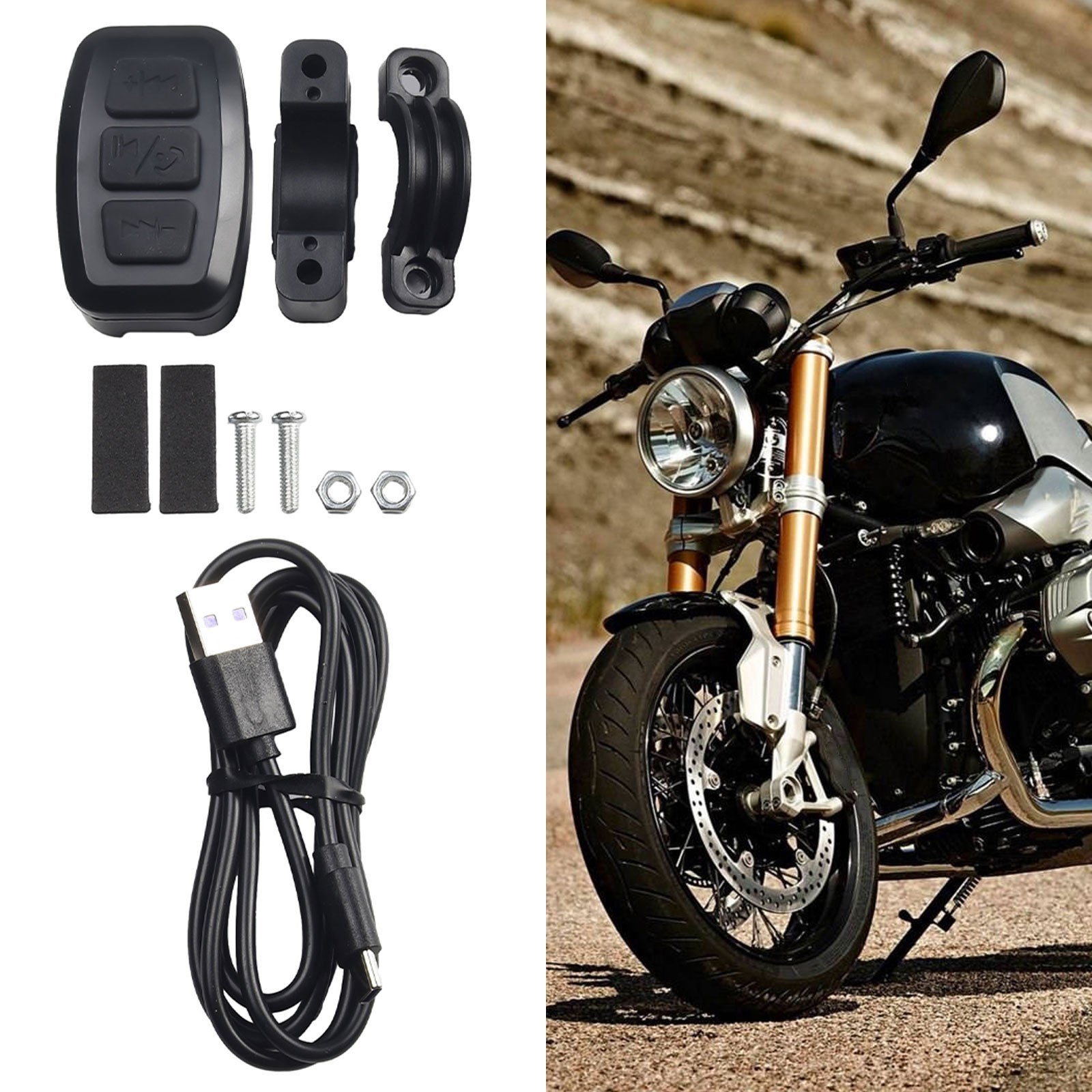Button Host Mounting Bracket-compatible Handlebar Controller