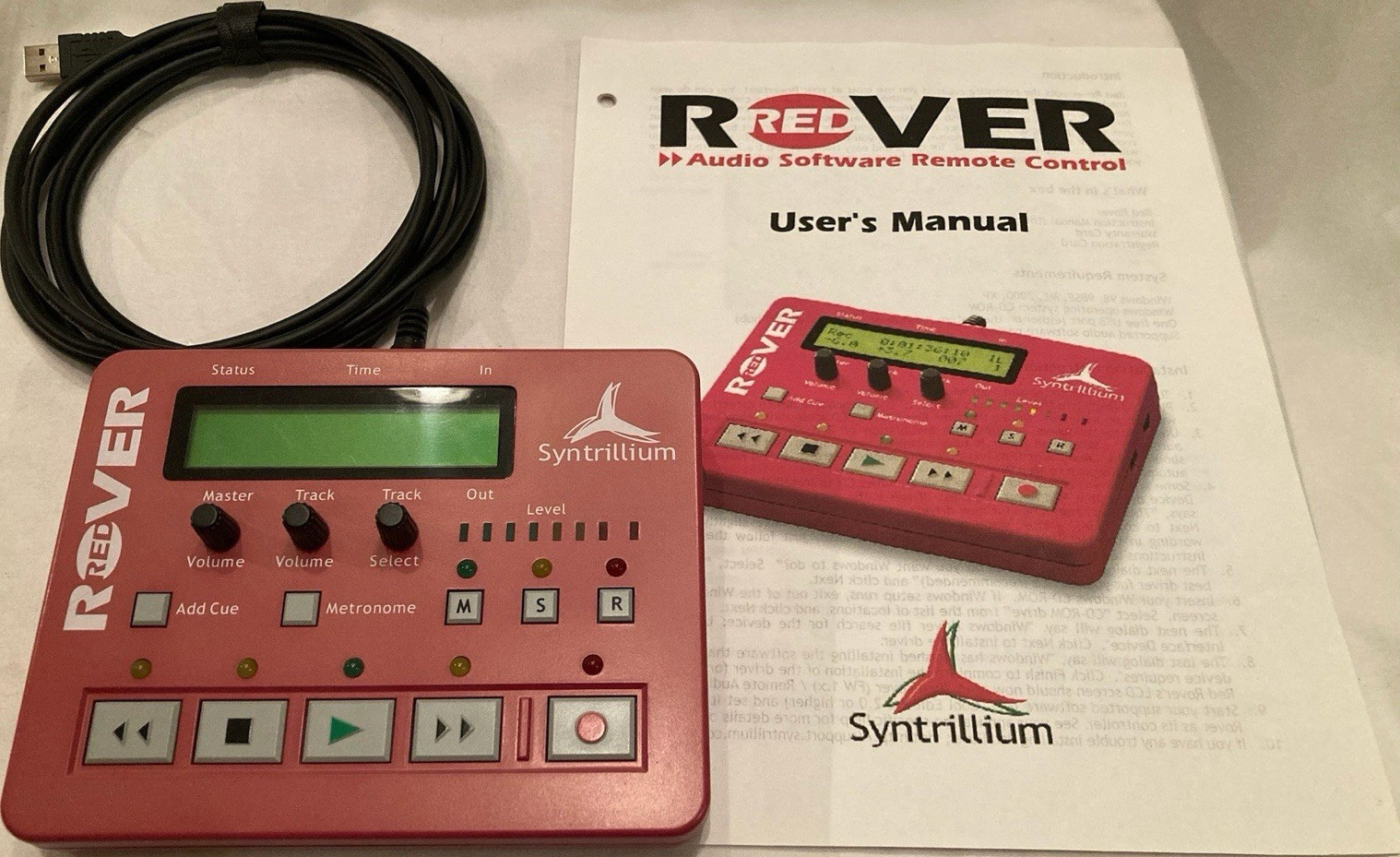Syntrillium Red Rover Audio Remote Control, Desktop USB