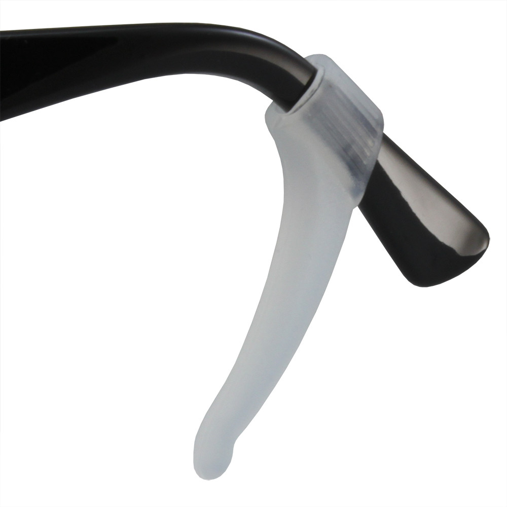 SOFT SILICON EYEGLASSES EAR LOCK RETAINER SYSTEM STOPS SLIPPING GLASSES WHITE