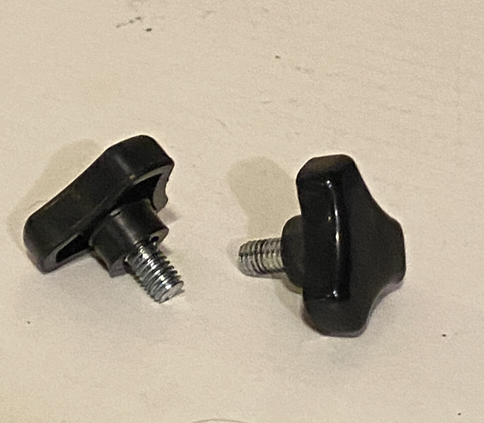 AB LOUNGE Sport Wing Nuts-2 ~Knob for Hand Grip Handles ~Replacement Parts Only