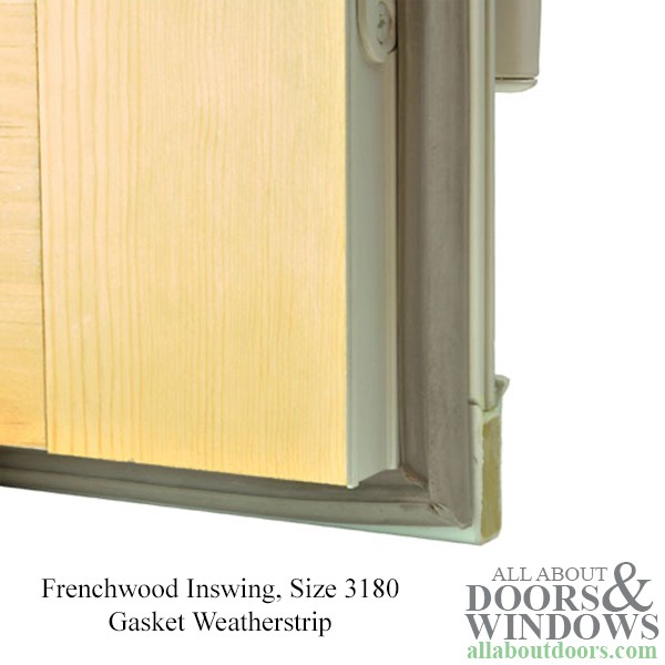 Andersen Frenchwood Hinged Patio Door Panel Gasket Weatherstrip 3180 Gray