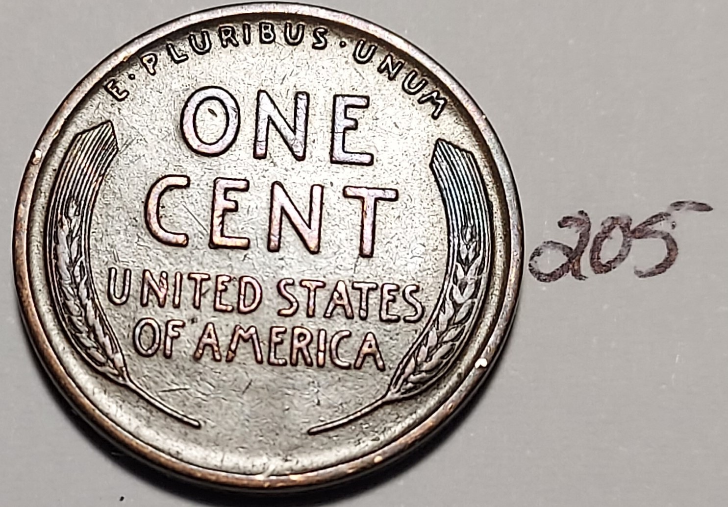 1928-D Lincoln Wheat Cent EXTREMELY FINE #205