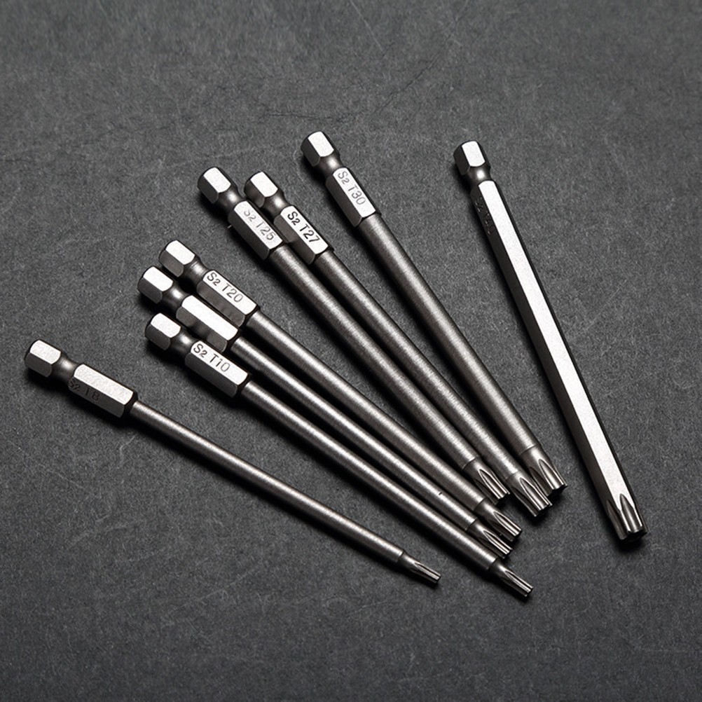 8 Pcs Impact Driver Bits Set Fastener Screw Inner Hexagon Wrench