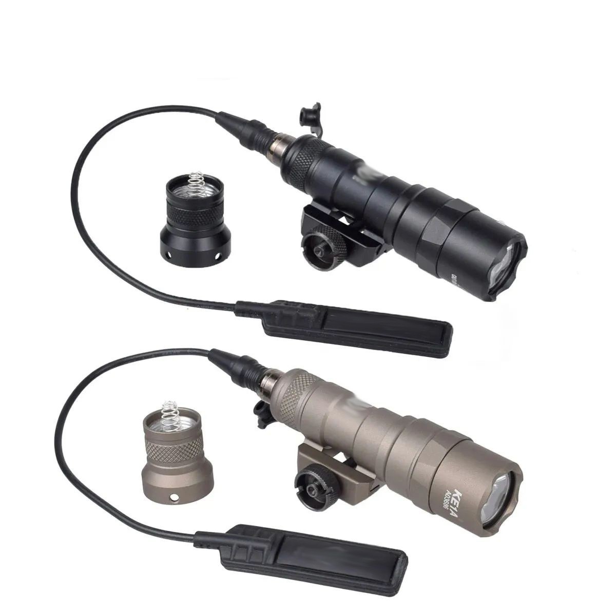 M300B LED Weapon light For Rifle Flashlight Fit Picatinny with Remote Switch