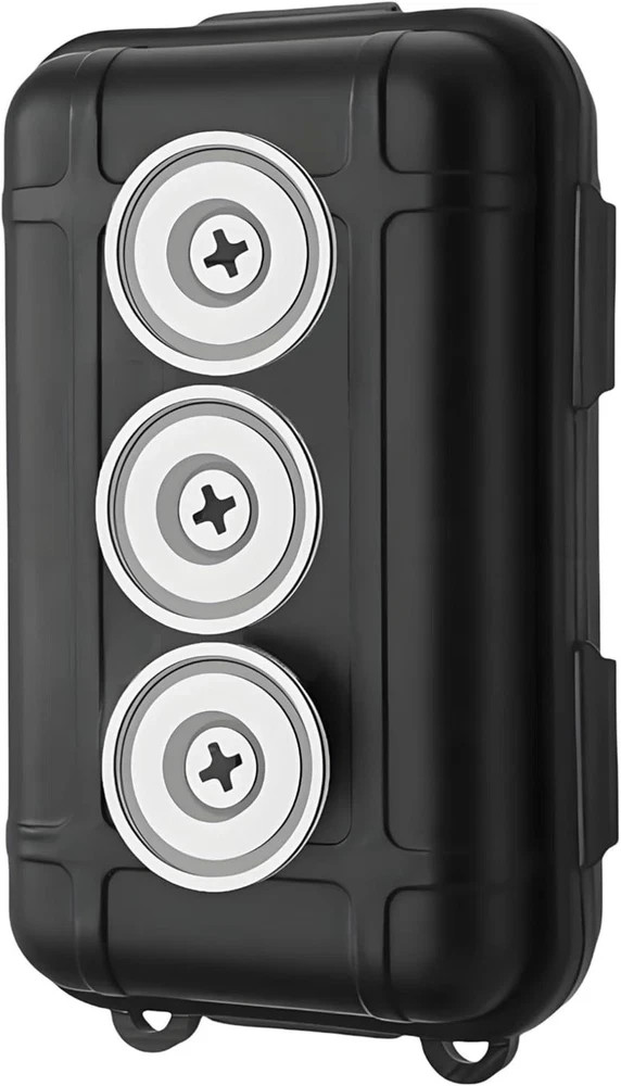 Magnetic Key Holder for Car, Hide a Key outside Magnetic Key Box, Waterproof Sec