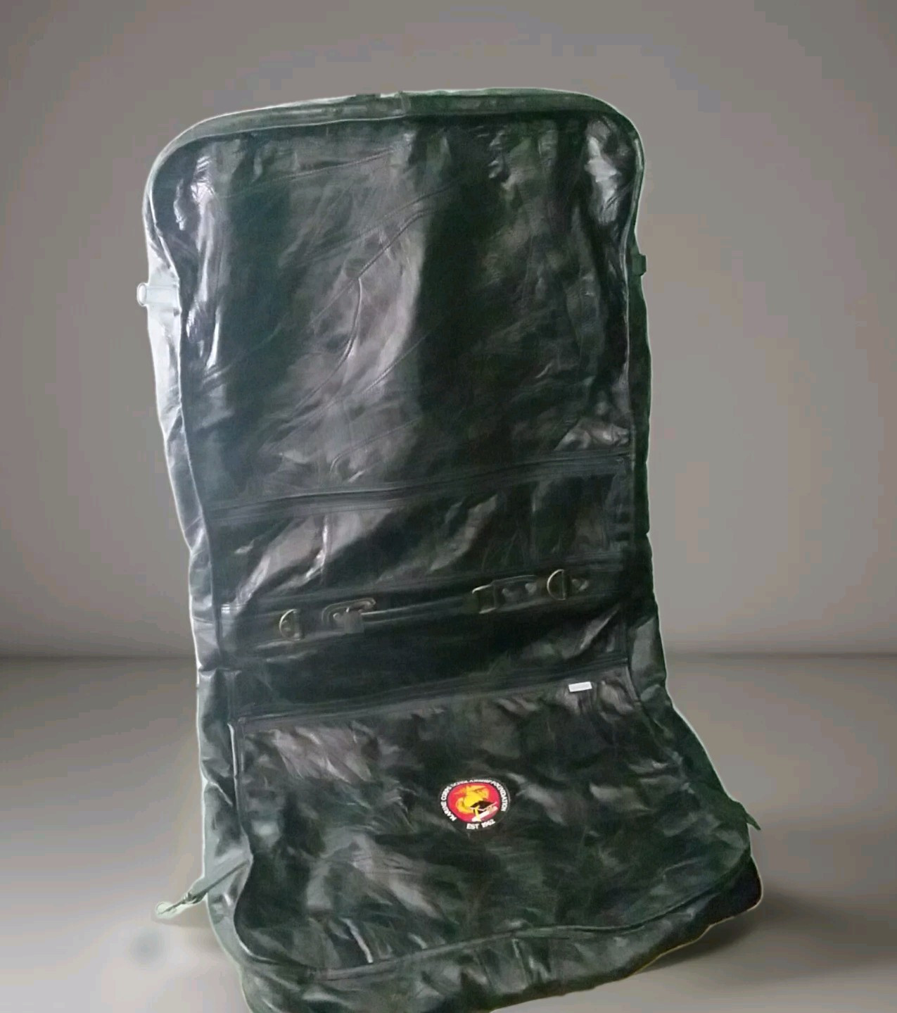 Marine Corps Genuine leather Dress Suit garment Bag /Scholarship Foundation 1962