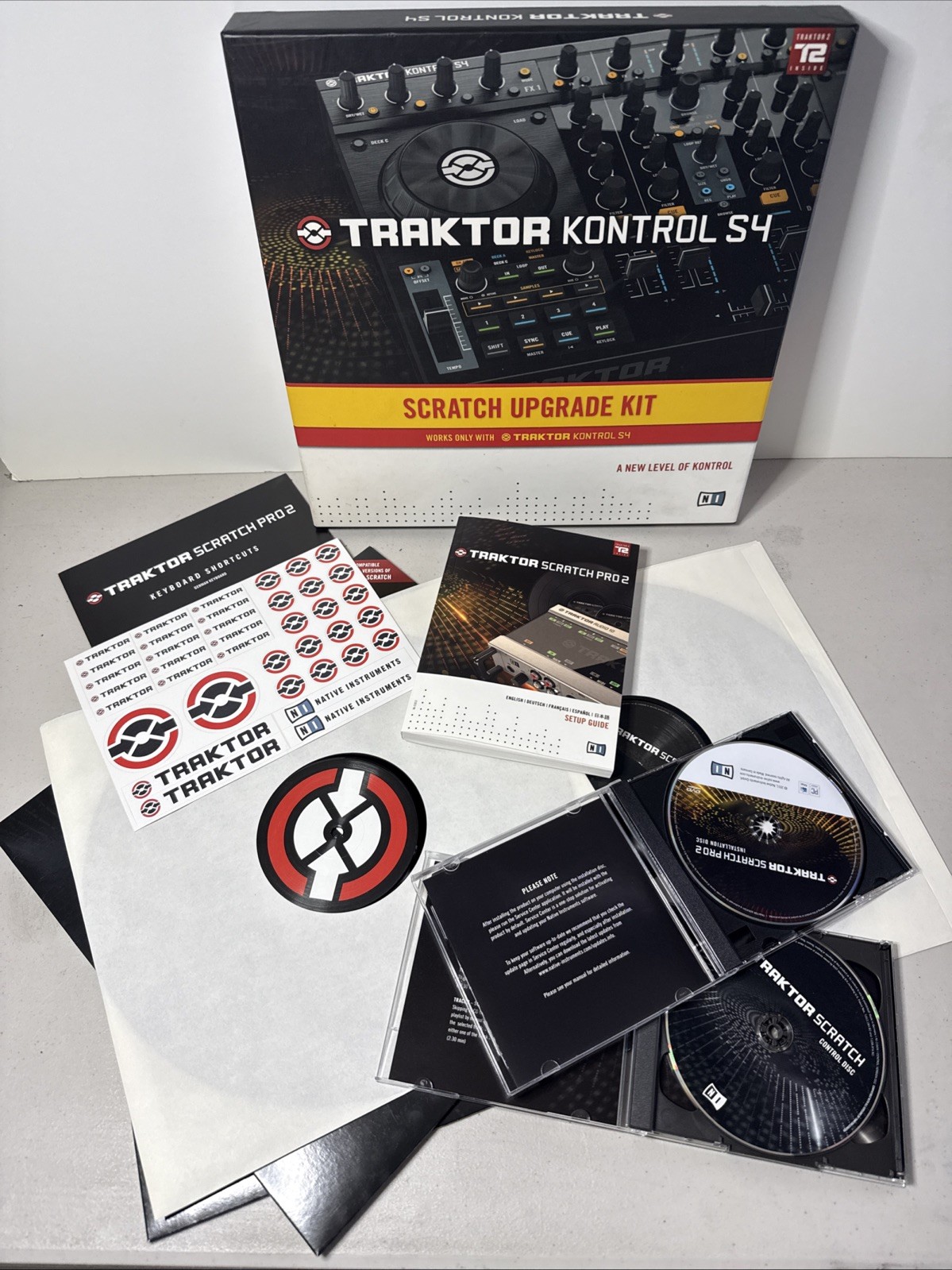 Native Instruments Traktor Kontrol S4 Scratch Upgrade Kit