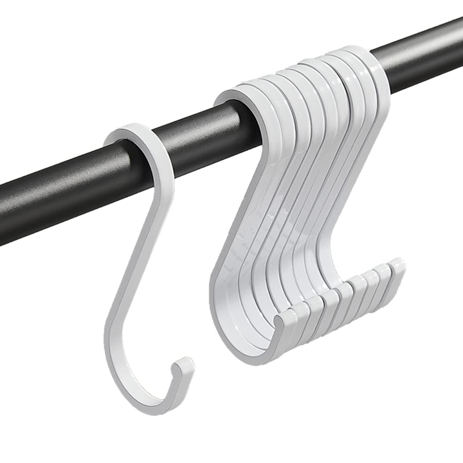 GAViA 10 Pack S Shaped Hooks - Heavy Duty S- Hooks Pan Pot Holder Rack Hangin...