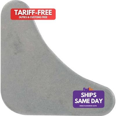 Allstar ALL22192, Set of 10 Natural Steel 1/8In Gusset W/O Hole 10Pk Performance